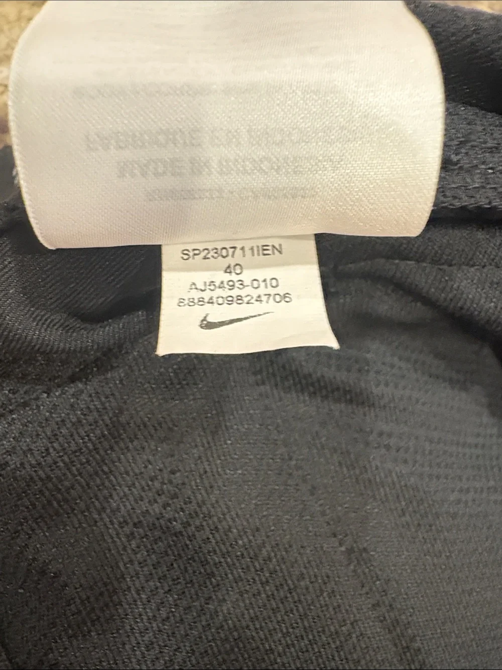 Nike Men's Black Flat Front Dry Fit Performance Golf Shorts sz 40 Waist - Picture 5 of 12